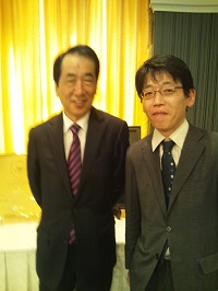 元総理と金原弁理士