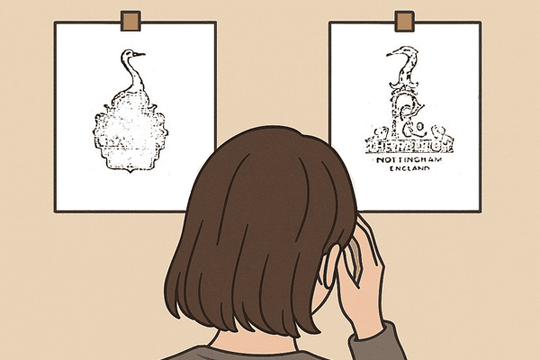 鳥の図形商標の類似例