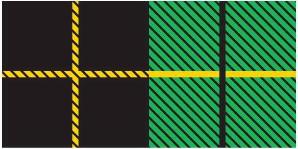 緑色タータンチェックの商標