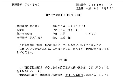 拒絶理由通知 対応方法 意見書作成 商標登録 Com Tm