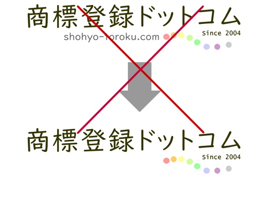 出願後に商標の変更はできない