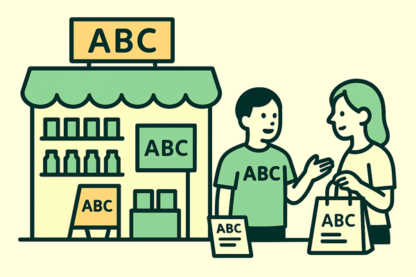 店舗名は識別標識