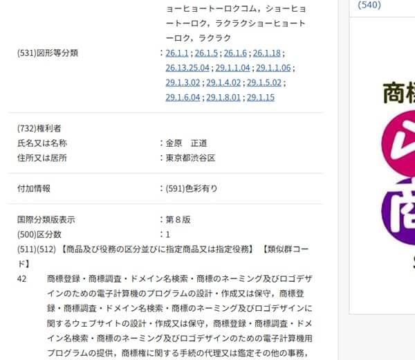 検索結果では、個人の住所は市町村まで表示