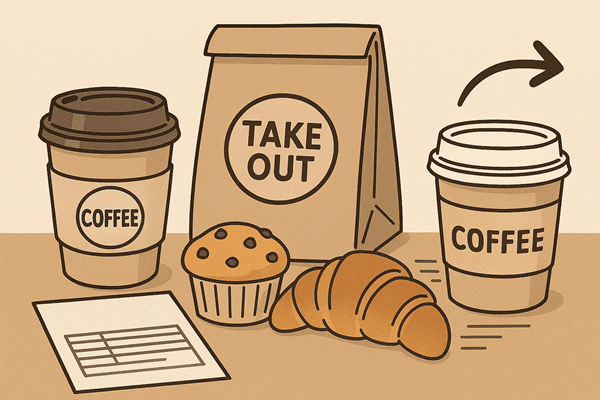 飲食業とテイクアウトの例