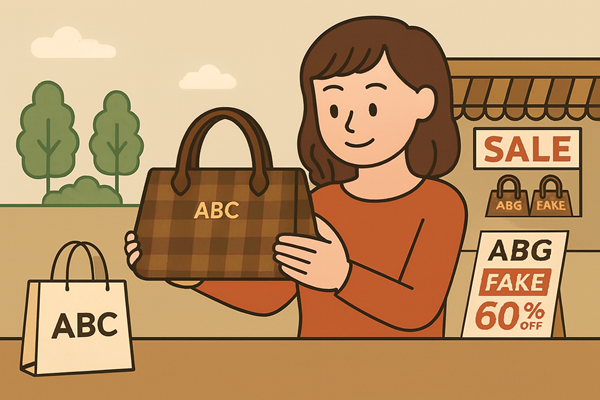 模倣品を防げない