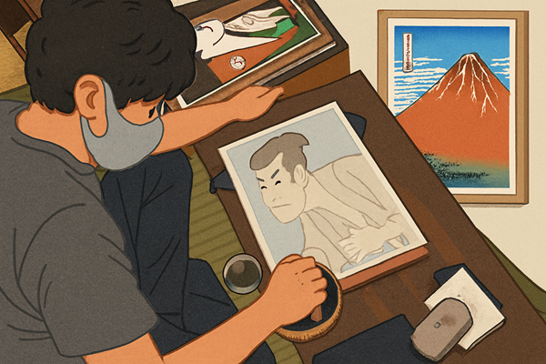 江戸木版画の製作